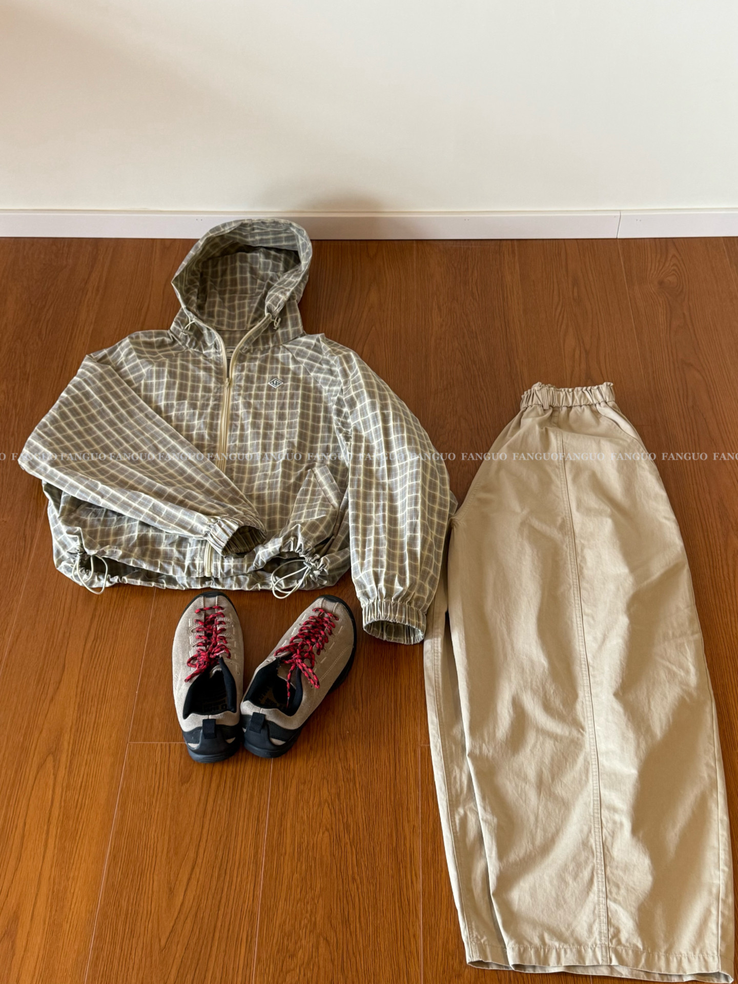2025 coréen décontracté à carreaux veste à capuche hommes femmes plié printemps ample et beau manteau à la mode unisexe Vinatge Preppy manteau