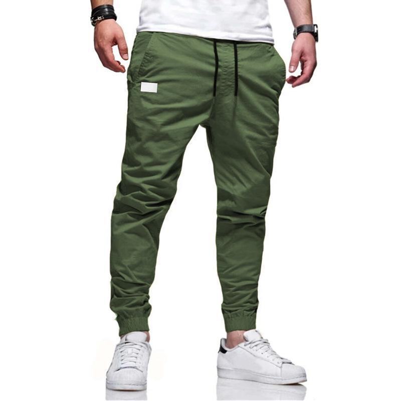 Pantalon Cargo Homme en Coton Printemps-Automne 2026 – Décontracté, Ample, Grandes Poches, Tendance Kaki, Style Harajuku Streetwear