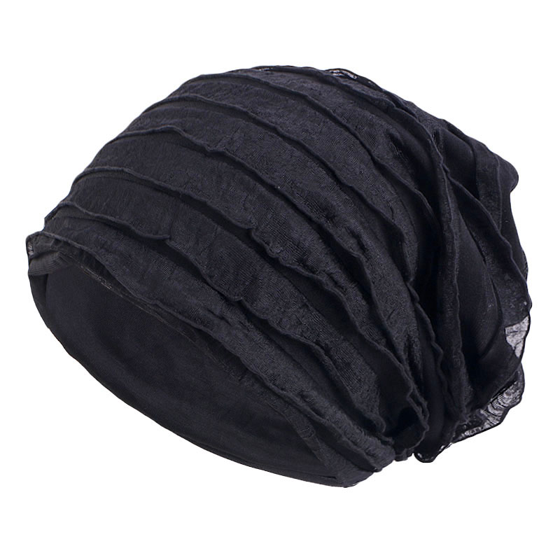 Nouveau femmes Baggy Slouchy Turban doux tricot vache persienne bonnet chapeau élastique léger respirant chimio casquettes décontracté mince tête enveloppement
