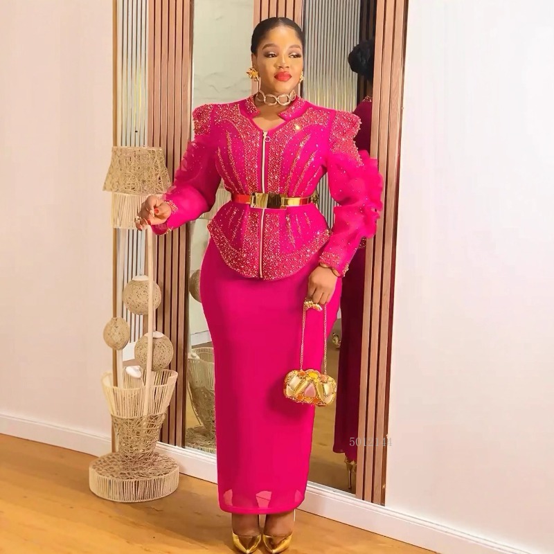 Robes de soirée africaines pour femmes, grande taille, élégante, turquie, musulmane, Maxi, Dashiki Ankara, paillettes, robe de soirée de mariage, 2026