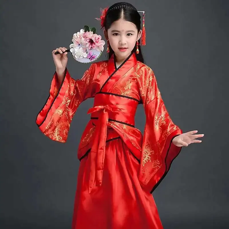Costume Kimono Traditionnel Japonais pour Filles et Enfants, Style Ethnique, pour Étudiants, Chorale, Danse