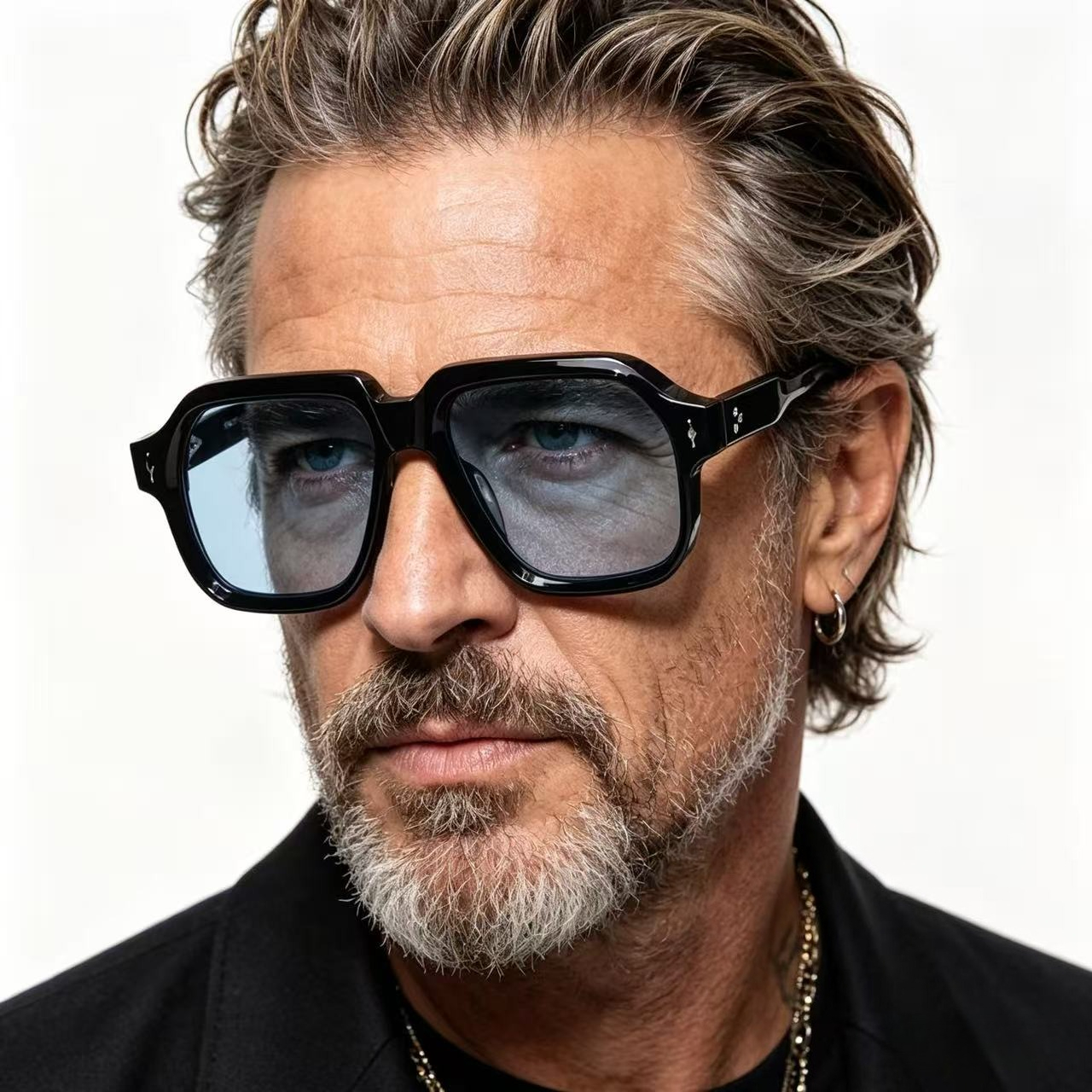 Lunettes de soleil de luxe pour hommes et femmes, de marque, de qualité supérieure, style rétro, en acétate, carrées, pour la conduite, protection extérieure UV400
