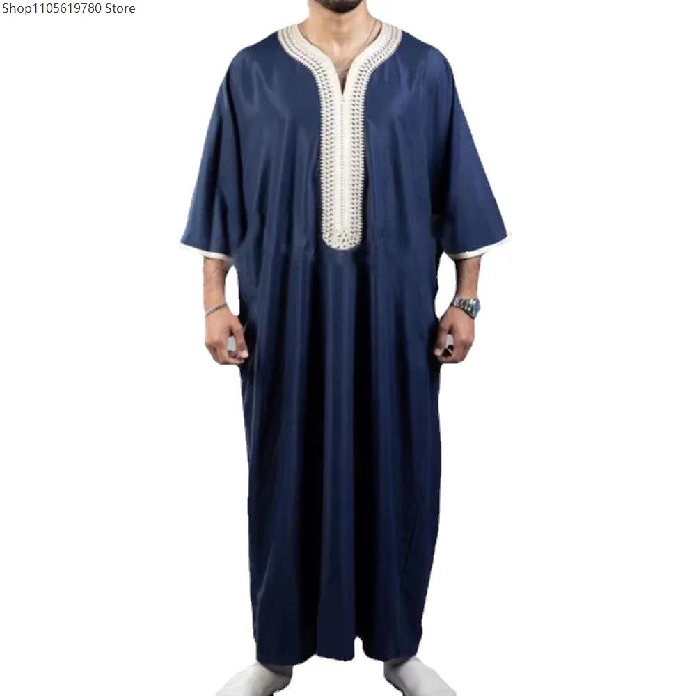 Robes musulmanes, vêtements islamiques, vêtements arabes pour la prière de l'Aïd, Jubba du Moyen-Orient, Thobe pour mariage indien, Kaftan, Ropa, Costumes
