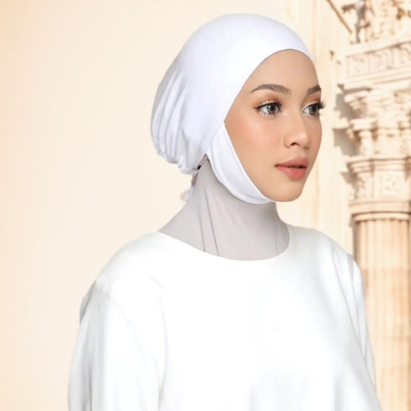 Nouveaux hijabs intérieurs en coton pour femmes musulmanes, bonnet en jersey extensible, turban islamique, chapeau, bonnet, foulards de loisirs pour femmes, 30*19CM