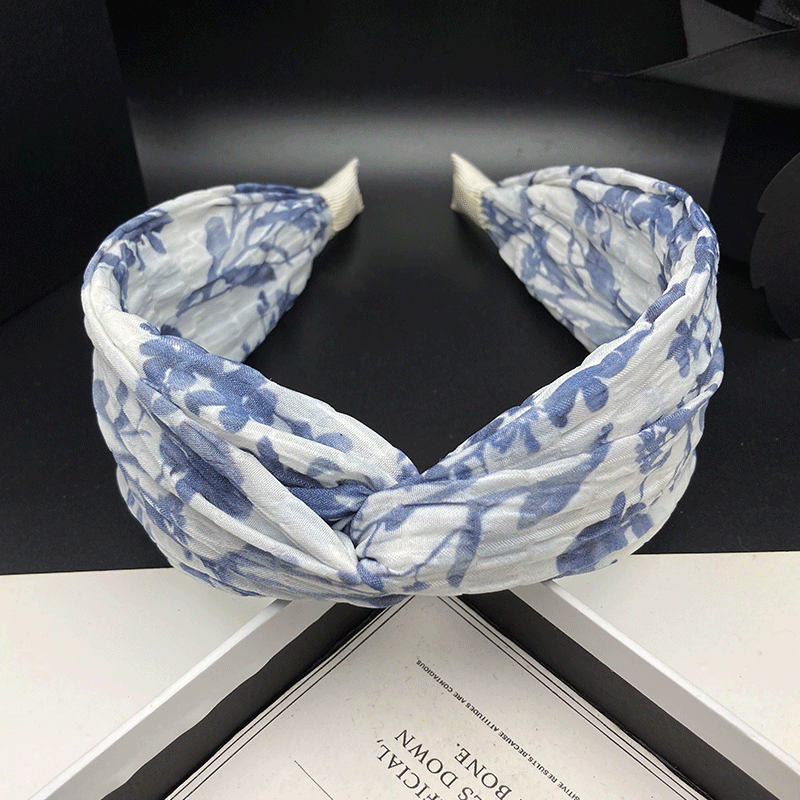 Serre-tête en tissu simple et large pour femme, nouvelle collection 2026, idéal pour le lavage des cheveux