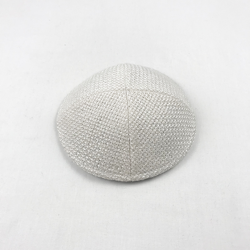 Chapeau de kippa en lin pour homme, casquette Judaical Yarmulke, chapeau de réunion