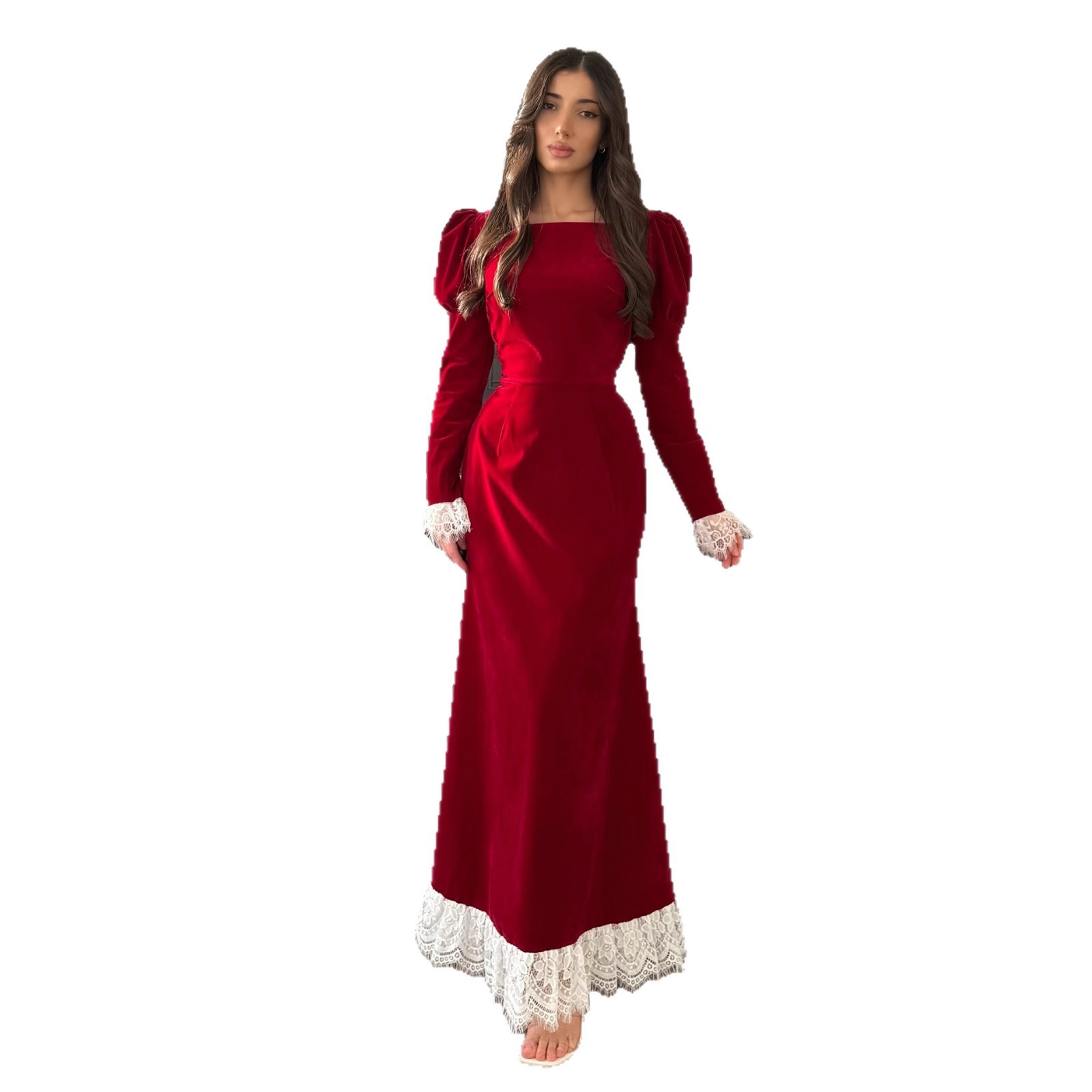 Eid Robe musulmane Abaya femmes robes de soirée Jalabiya dentelle caftan Islam robes Ramadan maroc dubaï Abayas arabe longue Robe