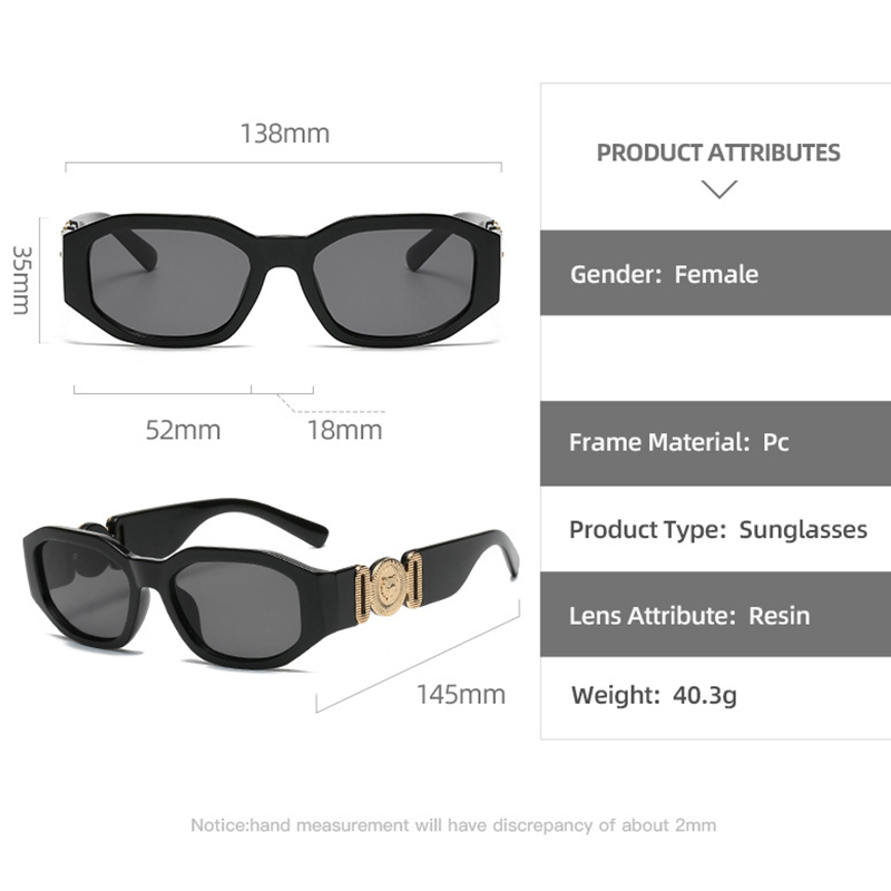 Lunettes de soleil carrées vintage à petit cadre pour hommes et femmes, lunettes de soleil de voyage populaires, nuances, lunettes UV400, créateur de marque de luxe, mode