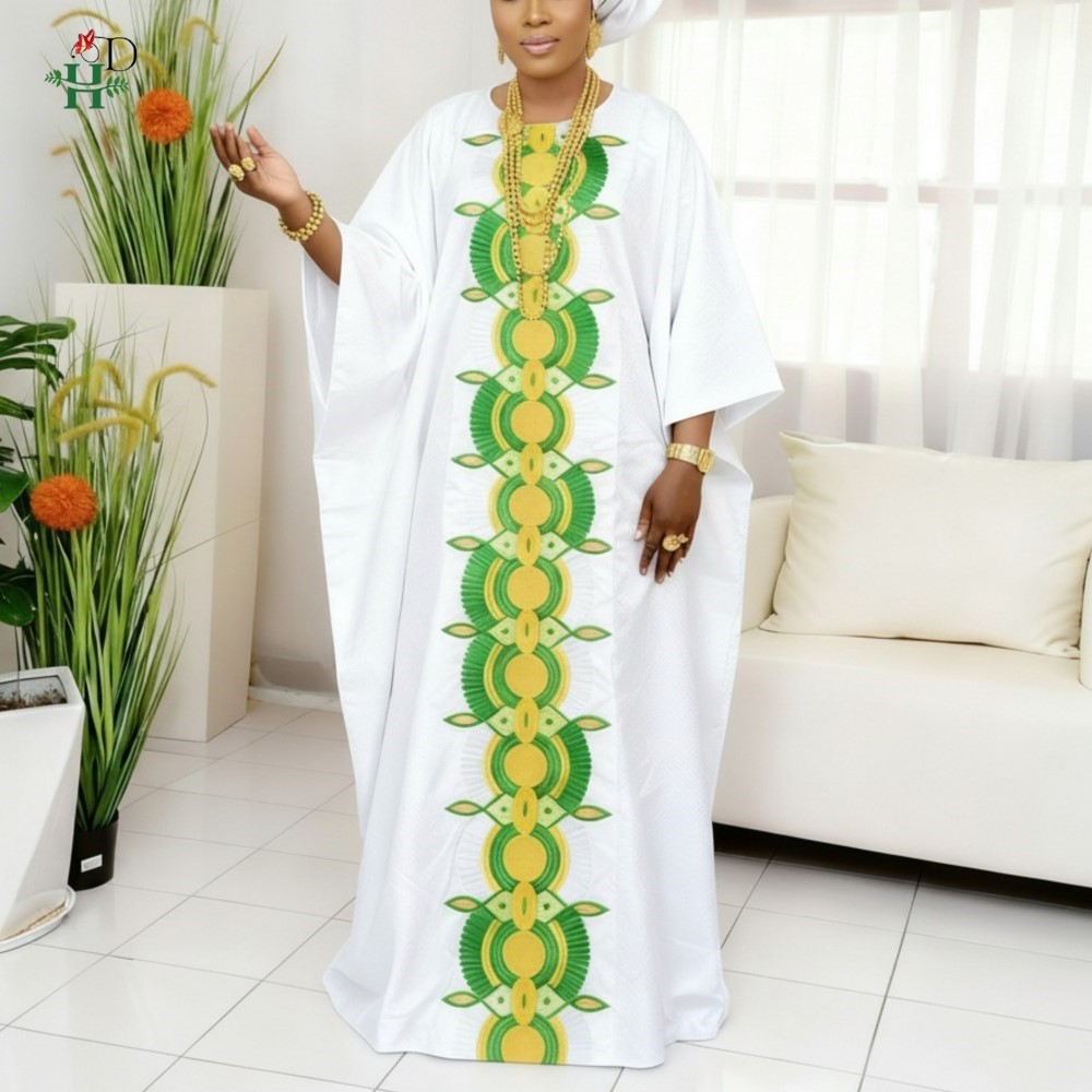 H&D 2026 Nouvelles robes africaines pour femme, robes turques, abayas de luxe élégantes de Dubaï, tenue traditionnelle nigériane brodée