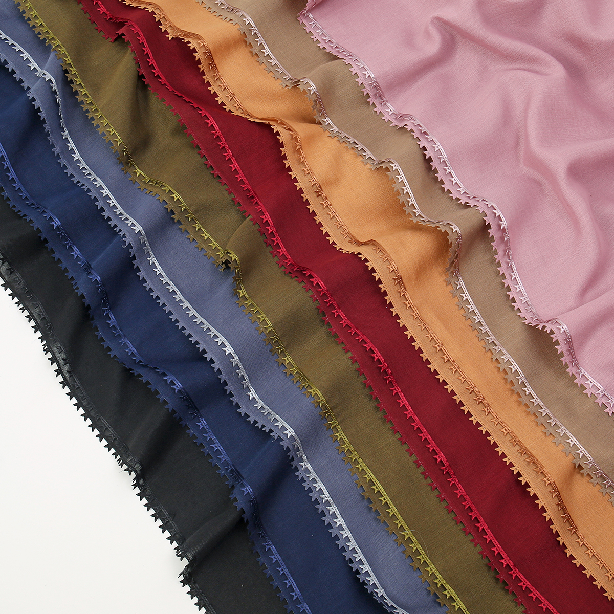 Mode dentelle carré écharpe châles femme musulman Hijabs dame élégant enveloppes été respirant foulard Felame foulards 115*115 cm