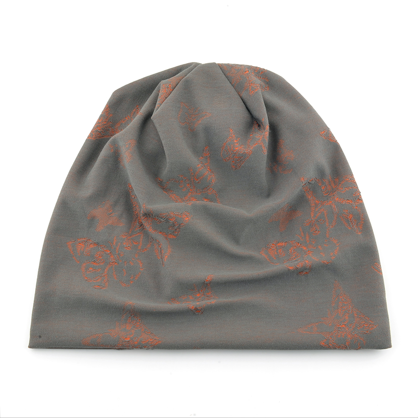 Bonnet en tricot transparent bicolore pour femmes, ajouré, papillon, doux, respirant, sport, décontracté, printemps automne