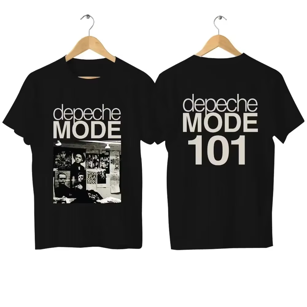 T-shirt décontracté pour homme 2026, motif Depeche Memento Mori, coupe oversize, haut de sport confortable et respirant, style streetwear