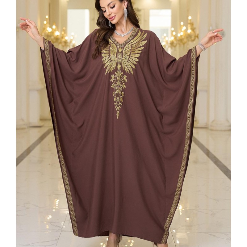 Boho Robe Femme Sexy Coton Brodé Chemisier De Plage Brodé Vêtements De Plage Robes De Vacances Pour Femmes Robe Femme Robes