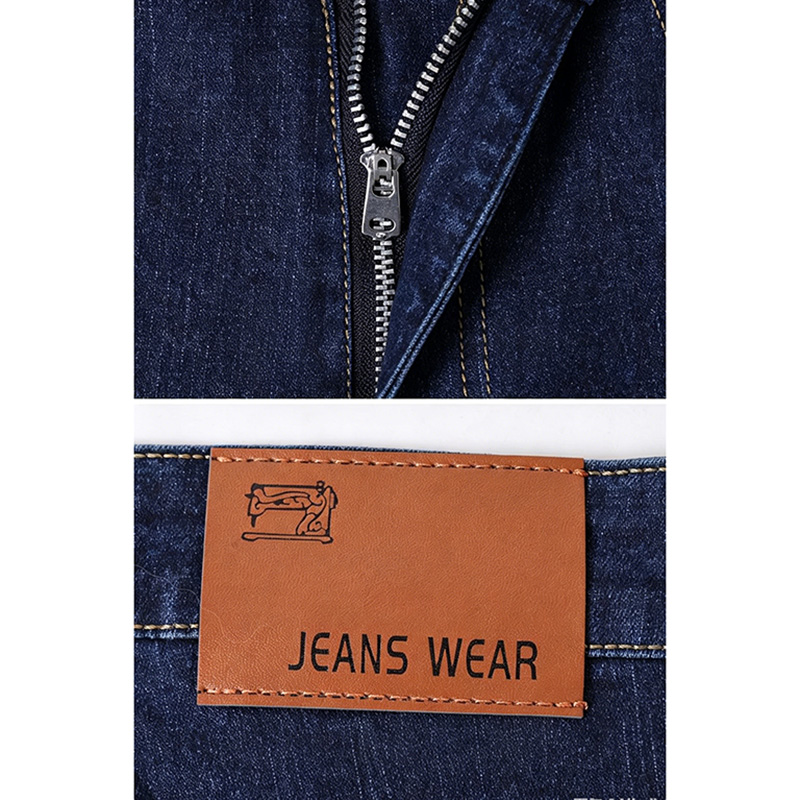 Jeans confortables et doux pour hommes, coupe slim, classiques, décontractés, à jambe droite, pantalons en denim polyvalents de haute qualité