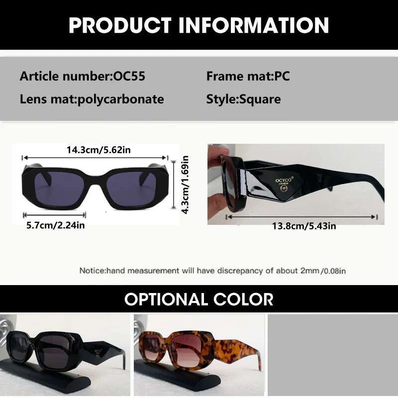 Nouveau élégant classique carré lunettes de soleil femmes hommes marque de luxe Design lunettes de soleil de haute qualité unisexe nuances lunettes UV400