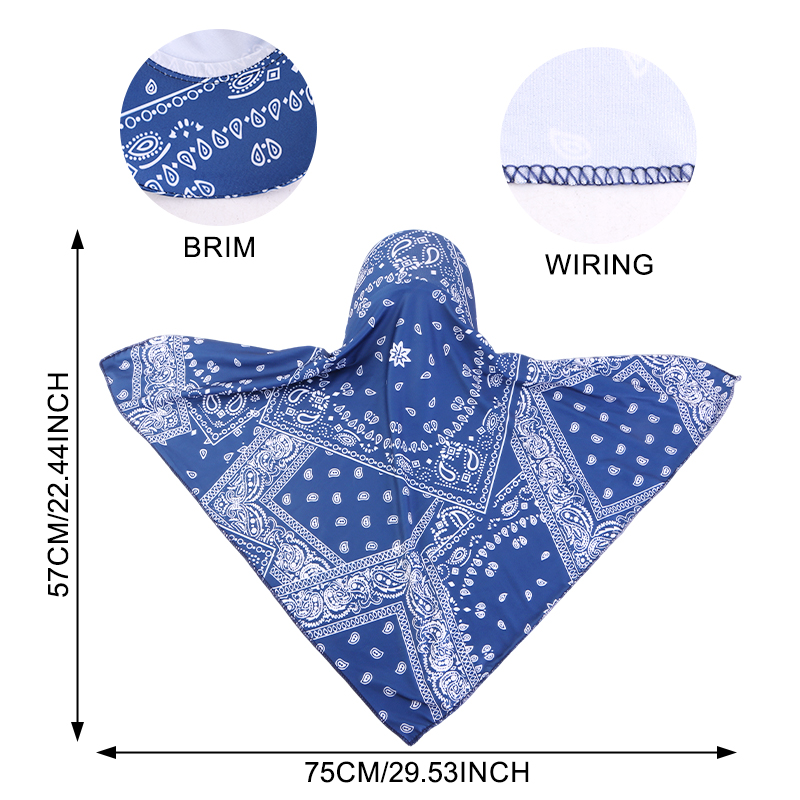Nouvelle casquette pré-nouée pour femmes musulmanes, visière pare-soleil, turban, casquette de baseball, foulard, hijab, bandeau, chapeau d'extérieur pour femme, chapeau de soleil