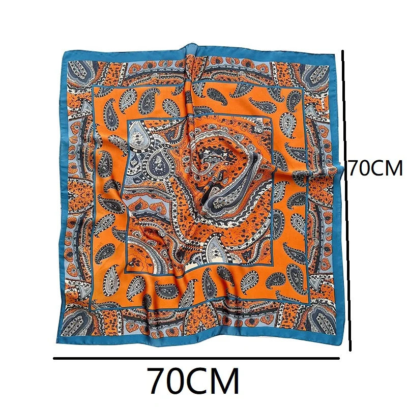 Nouveau foulard en soie foulard carré en soie pour femmes, sac à main de luxe pour femmes, foulard en soie de styliste SJ01
