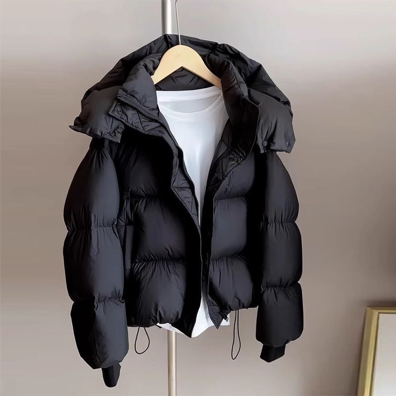 Femmes à capuche manteau bouffant nouveau hiver vers le bas coton veste épais chaud Parkas lâche pardessus décontracté veste rembourrée vêtements de dessus pour femmes