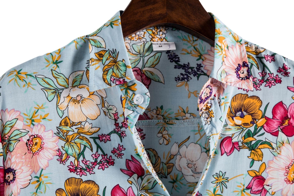 Chemise en lin véritable pour hommes, vêtements de luxe, chemisiers à la mode de haute qualité, T-shirts sociaux en coton hawaïen, 2024