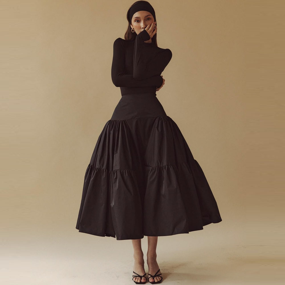 Jupe de soirée élégante, jupe longue pour femme, tenue de soirée formelle, jupe pour séance photo, longueur cheville, Faldas Para Mujeres
