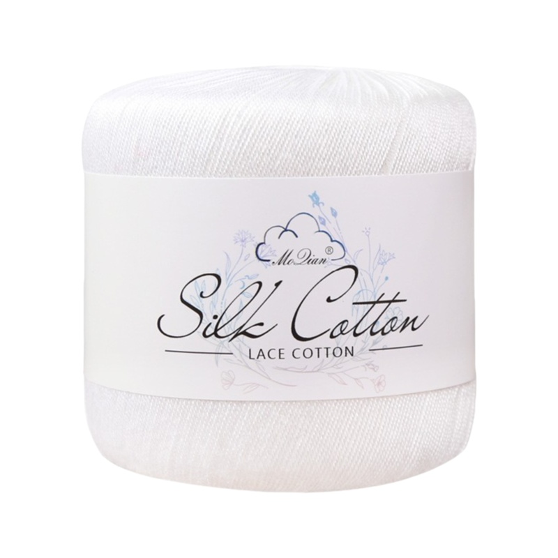 Kit de Matériaux DIY pour Chaussures en Dentelle au Crochet d'Été, Fil Fin Brillant en Soie, Écharpe d'Épaule, Micro-Hook, Fil de Coton, Pull à Manches Courtes