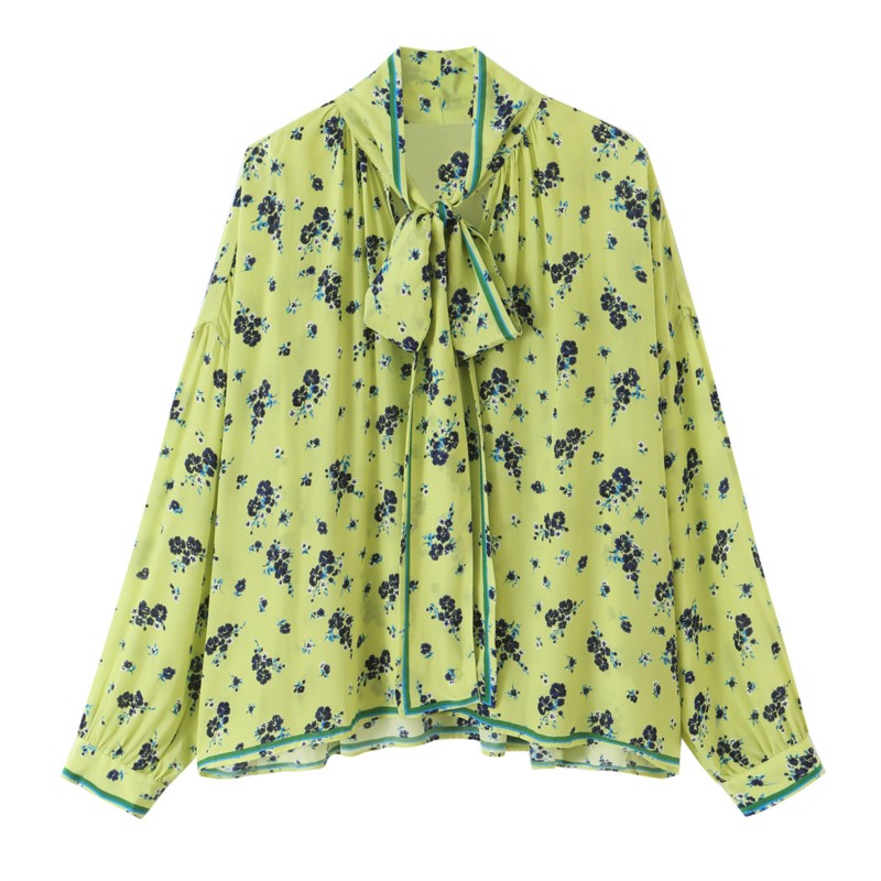 Ensemble de jupes imprimées pour femmes, automne, haut à manches longues à col en V et lacets, jupe à taille mi-haute et élastique, ensemble 2 pièces décontracté et tendance pour femmes