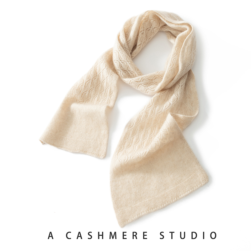 Écharpes en Cachemire de Haute Qualité pour Femme, Châle de Protection du Cou Chaud, Design Jacquard, avec Document de Solide, Hiver