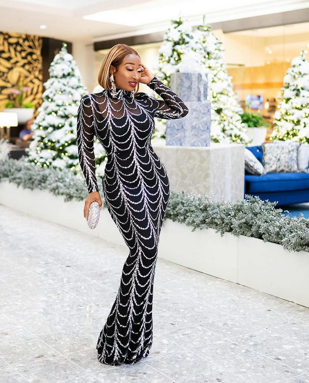 Robe africaine extensible à perles, manches longues, robe sexy, robe d'été + robe à bretelles, jupe queue de poisson, 2021