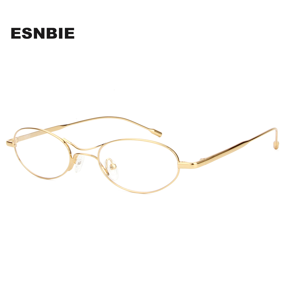 Tendance ovale métal myopie lunettes cadre pour femmes Prescription lunettes montures Punk cadre Monturas De Lentes Mujer
