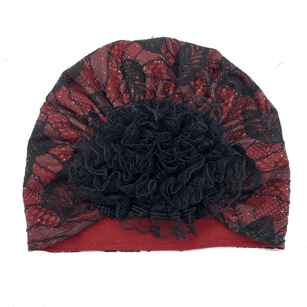 Casquette turban brodée pour femme, couvre-chef respirant, bonnet musulman, sous écharpe, chapeaux de chimio contre le cancer, été