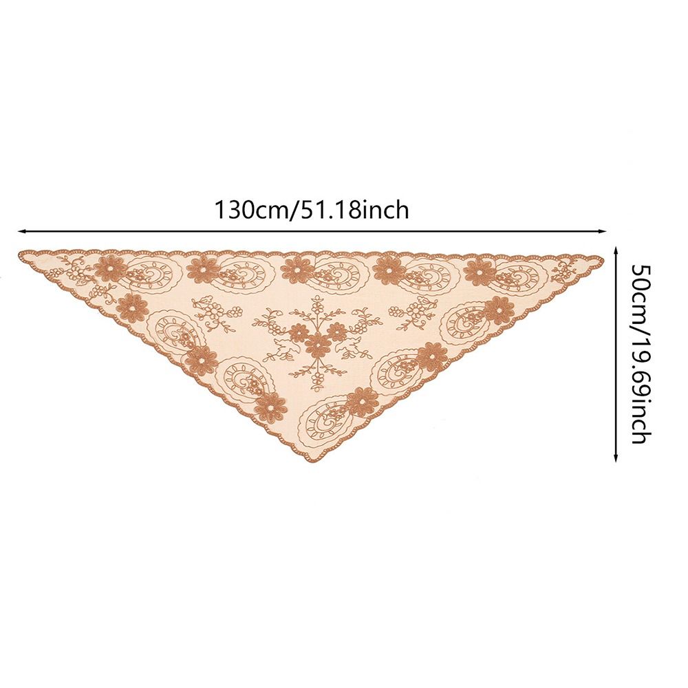 Foulard de tête vintage en dentelle à fleurs, fin et mignon, style chic bohème, écharpe triangulaire pour photographie