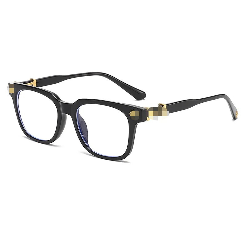 Lunettes anti-lumière bleue classiques carrées pour hommes et femmes, monture noire et transparente, unisexe, pour ordinateur, lunettes pour femmes