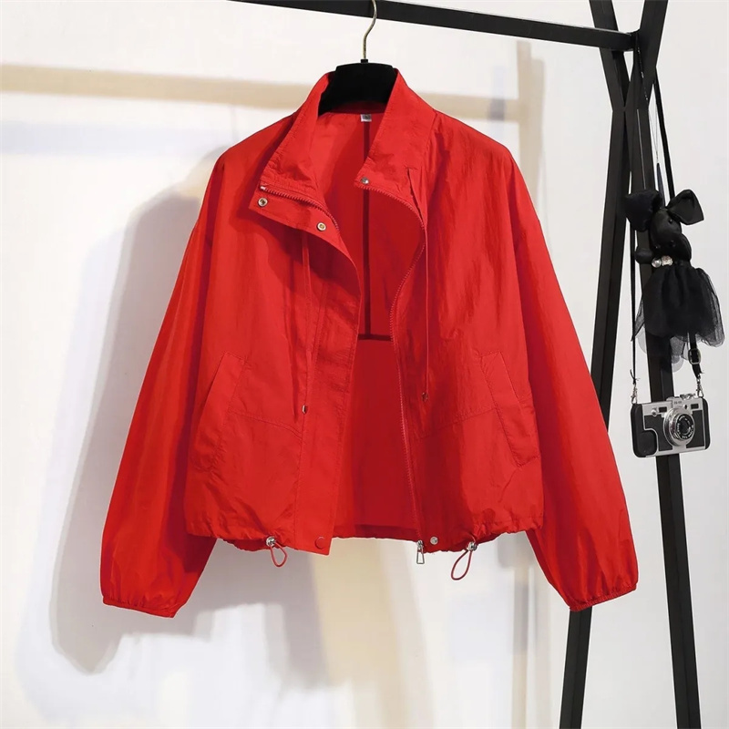 Veste légère d'été pour femmes, vêtements de protection solaire, chemise ample pour femmes, manteau à manches longues, chemise de protection UV pour femmes
