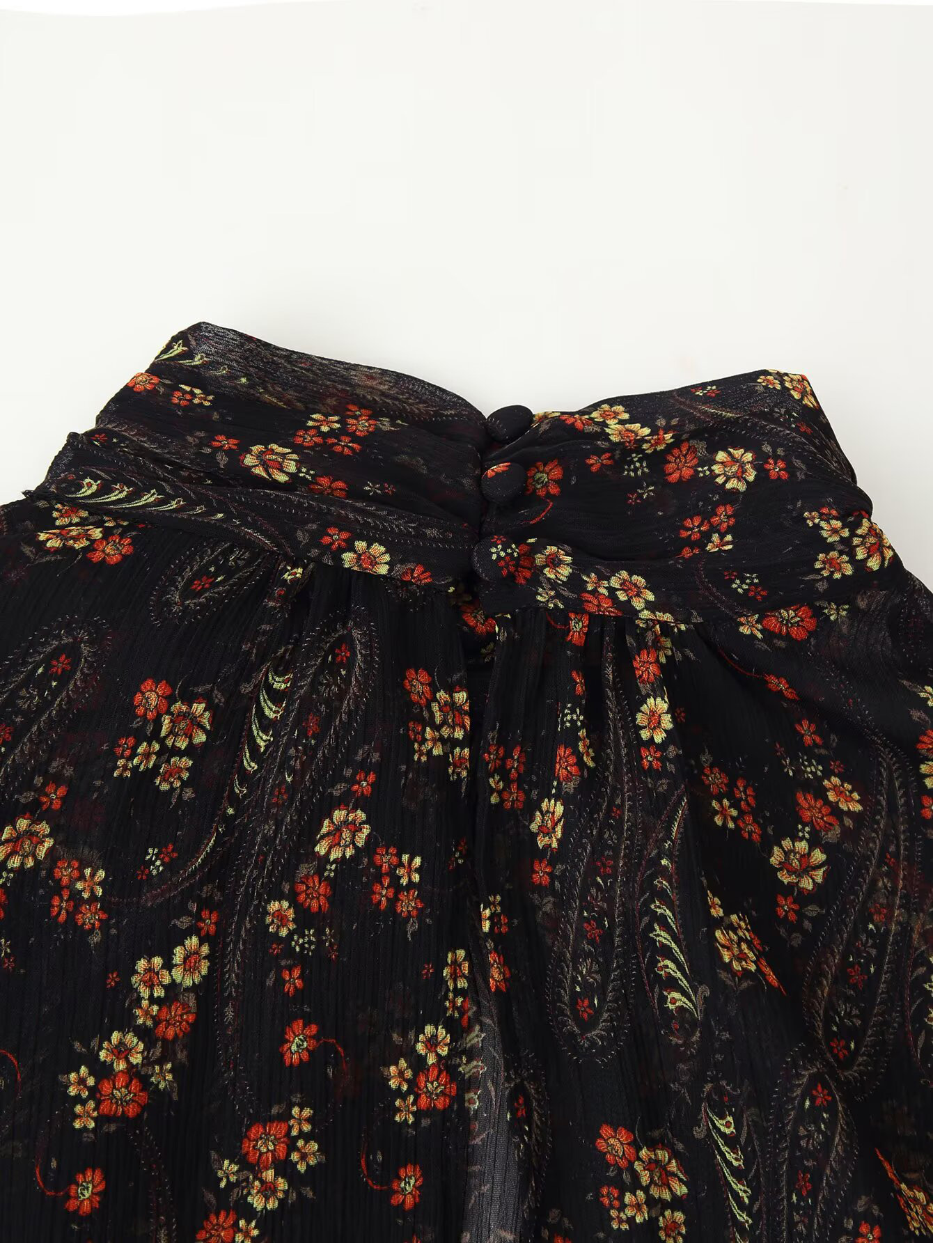 Robe en gaze à bulles imprimée de fleurs pour femmes, style européen et américain, coupe simple et slim, nouvelle collection automne 2025