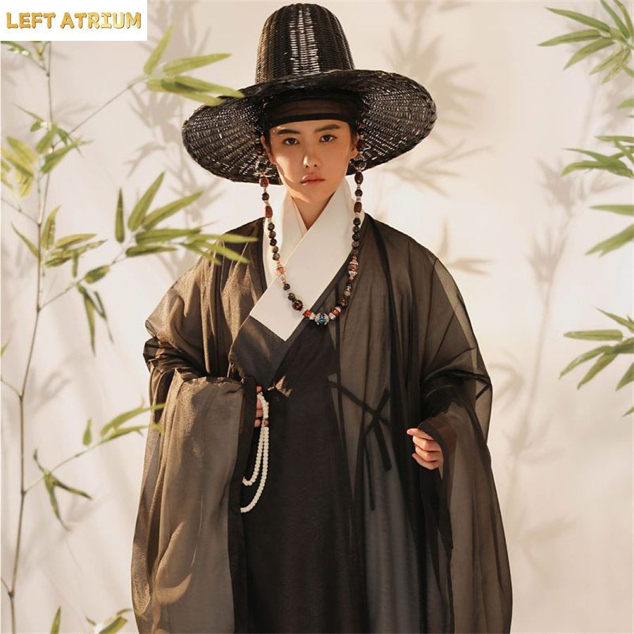 Hanbok pour hommes, Hanfu, vêtements traditionnels de la dynastie Ming, costume de scène pour la danse, vêtements traditionnels asiatiques anciens