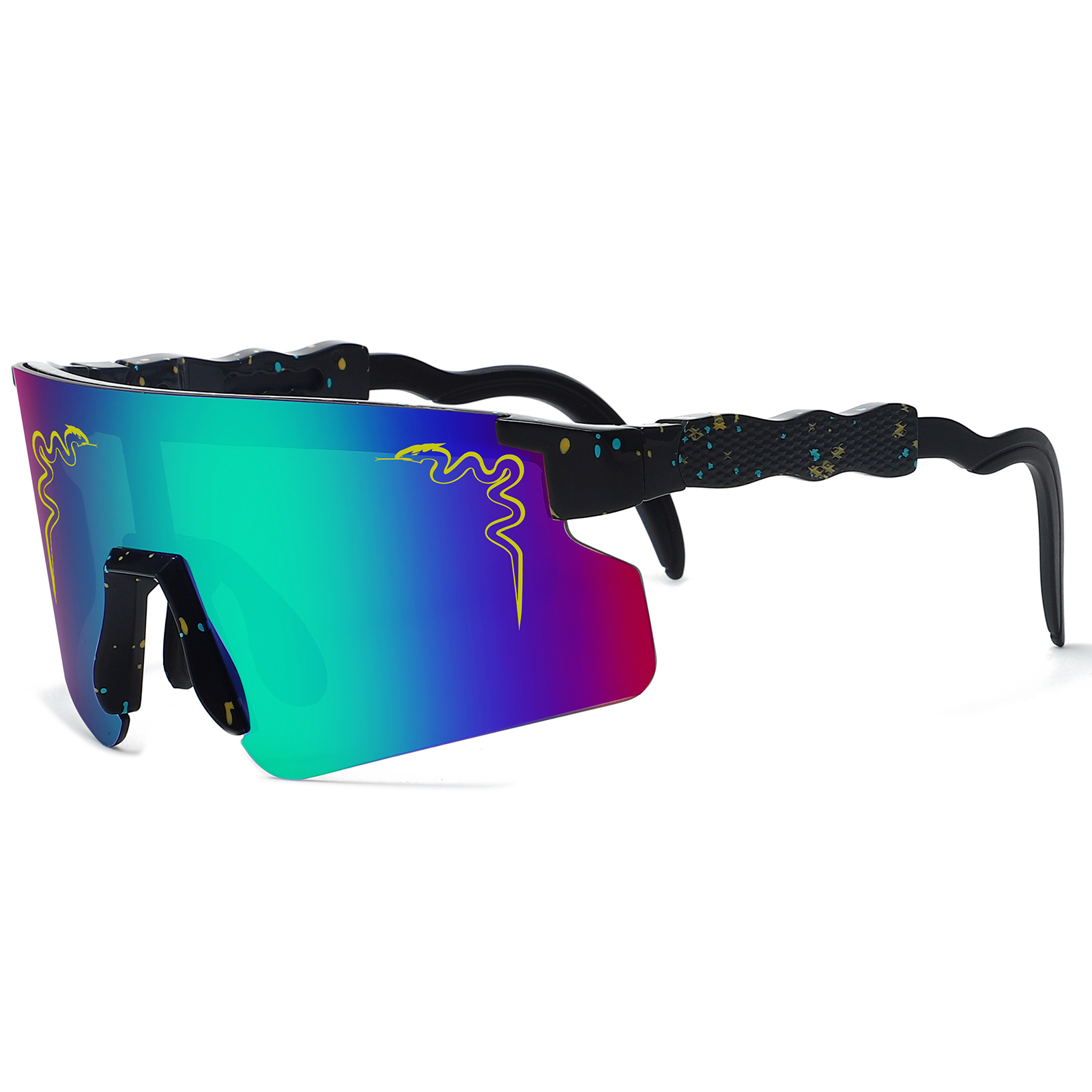 Lunettes de soleil hommes femmes UV400 lunettes de soleil Baseball Sport de plein air cyclisme lunettes vtt vélo lunettes de vélo