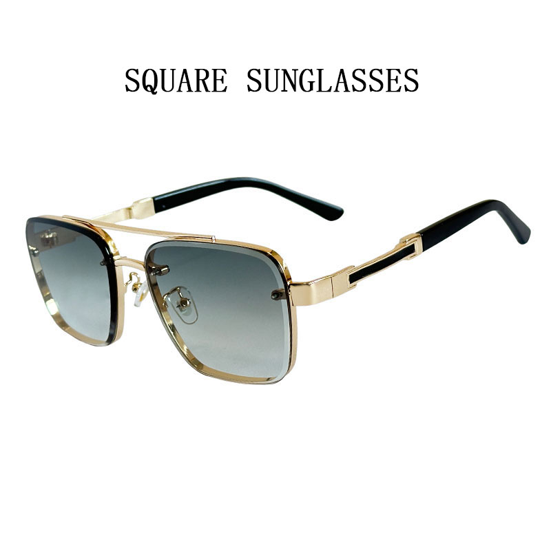 2025 Lunettes De Soleil carrées hommes luxe Vintage Lunettes De Soleil femmes à la mode rétro Lunettes De Soleil Hombre Lunette Soleil Femme