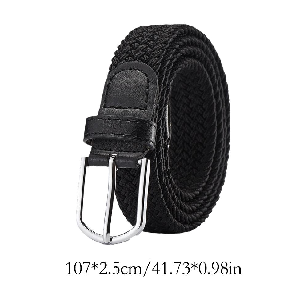Ceinture pour homme, mode décontractée, ceinture élastique tissée, ceinture tactique militaire pour sports de plein air, ceinture de travail pour l'escalade, unisexe, à porter avec des jeans ou des pantalons