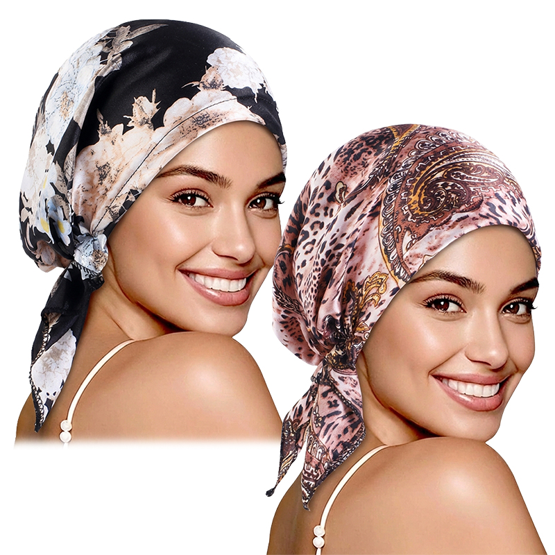 Hijab turban pré-noué respirant pour femme, nouveau motif cachemire, bonnet chimio, bonnet de nuit, hijab musulman