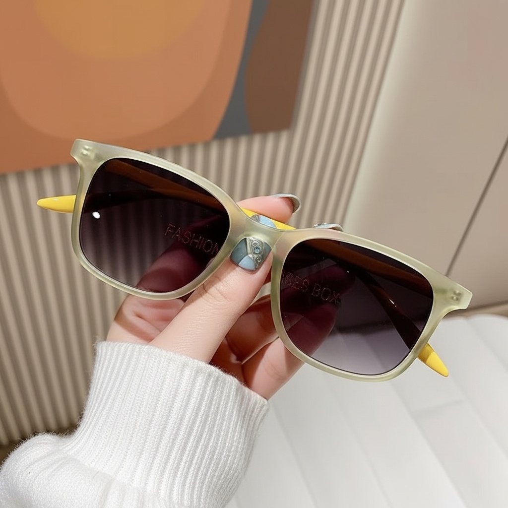 Lunettes de soleil pour myopie, lunettes de protection solaire, monture de couleur noire tendance, style estival, pour hommes et femmes6026
