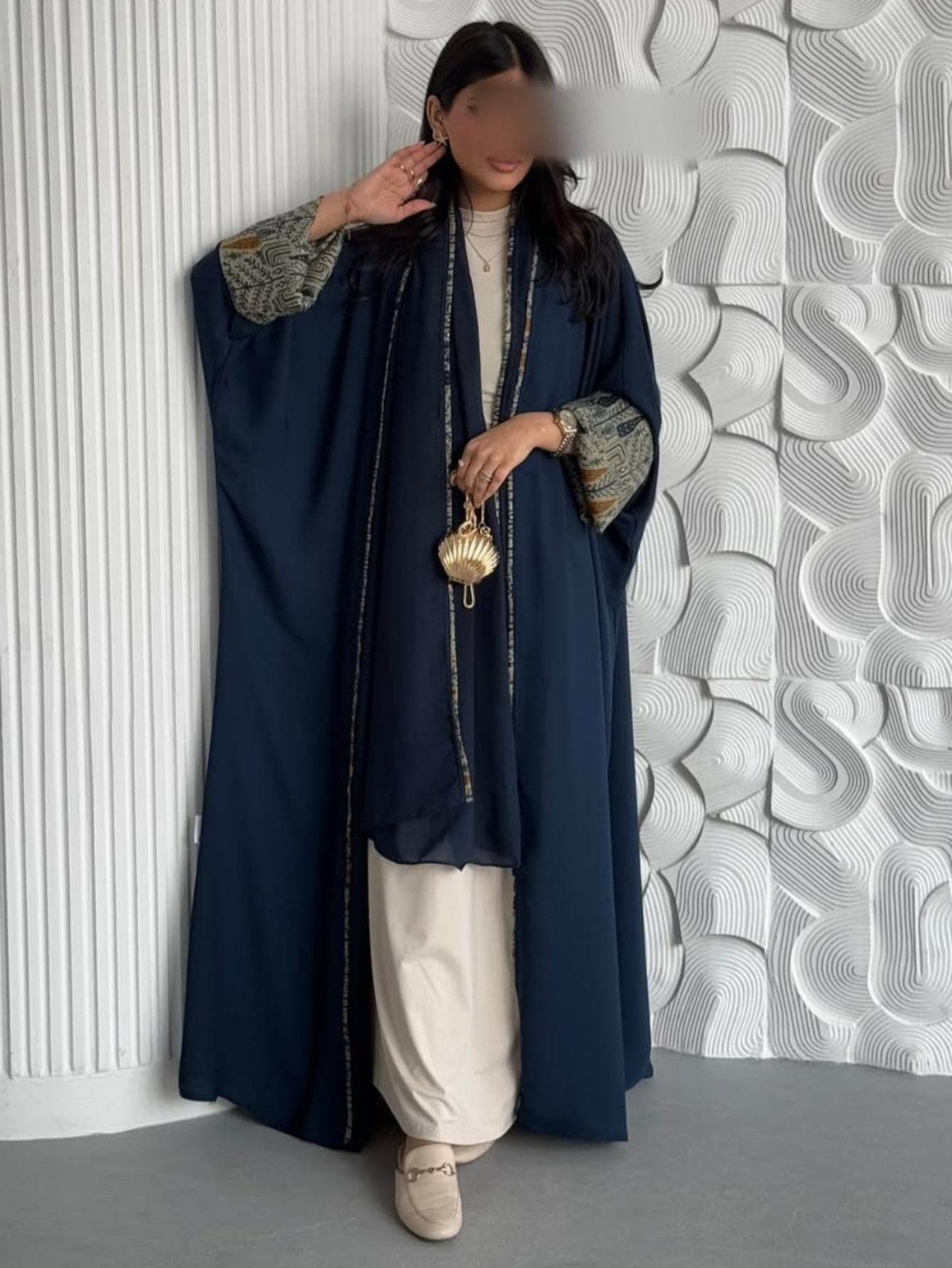 Abayas + Hijab pour femmes musulmanes du Moyen-Orient, 2 pièces, kaftans islamiques, robes maxi décontractées, jilbabs arabes, manches longues, devant ouvert, abaya