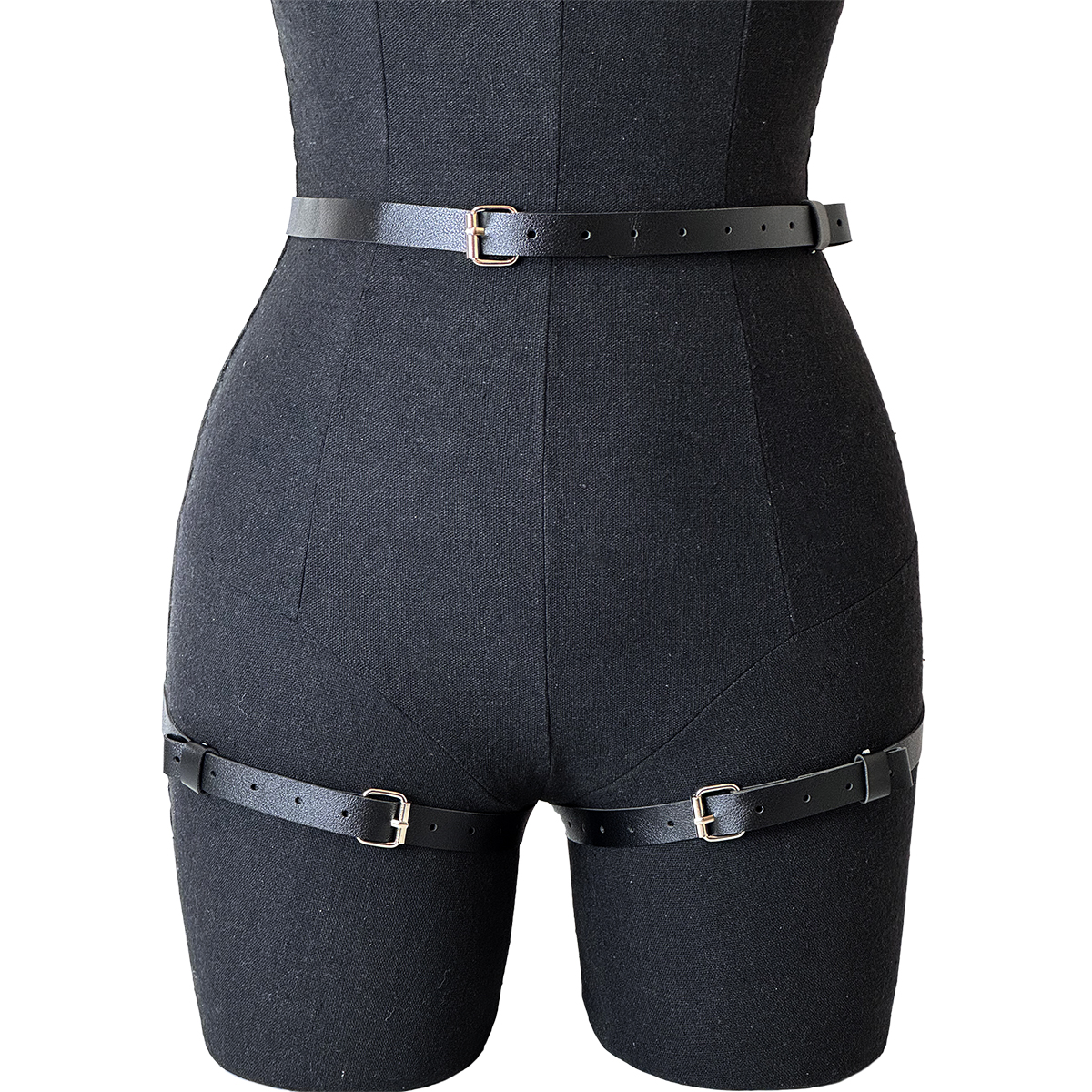 Ceinture de harnais en cuir PU pour femmes, sous-vêtements Sexy de désir pur, sangles de vêtements BDSM, vêtements sexuels gothiques fétichistes, accessoires de sous-vêtements