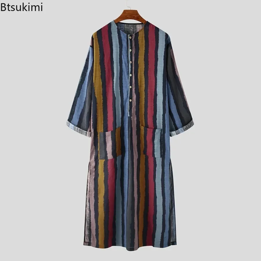 2026 Vêtements pour hommes musulmans : Abaya, Robes de nuit amples et décontractées, Peignoirs, Robes longues de plage pour les vacances, Caftans marocains, Robes arabes