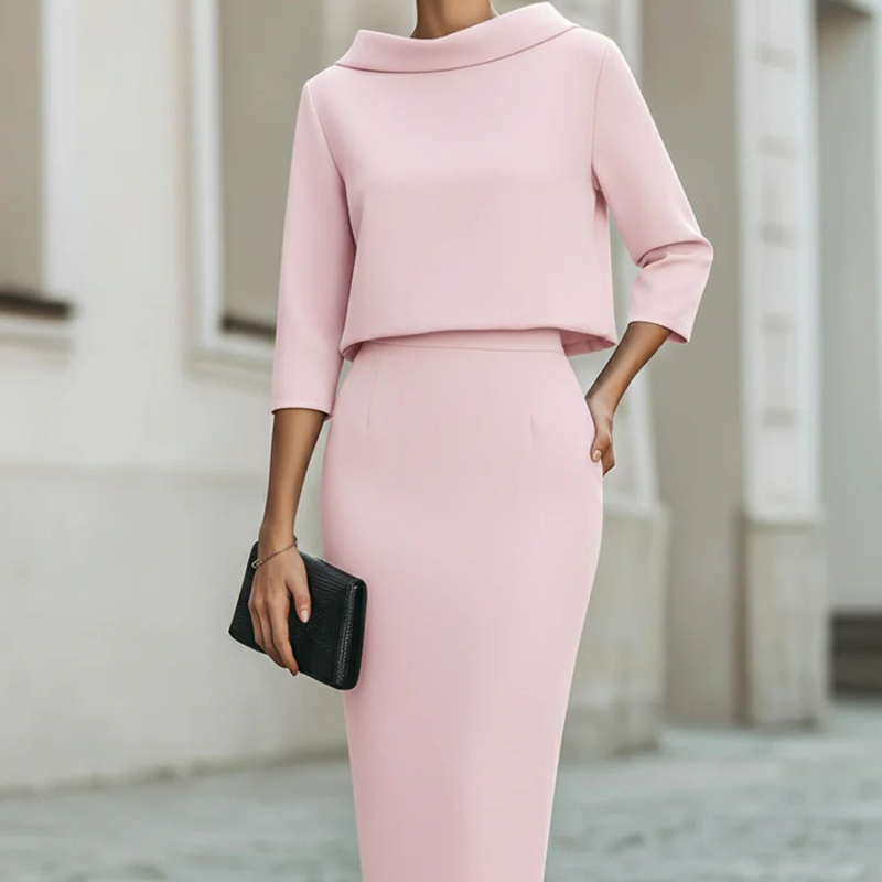 Ensemble jupe et haut slim décontracté 2 pièces pour femme – Tenue élégante d'été complète pour femme – Ensembles assortis tendance