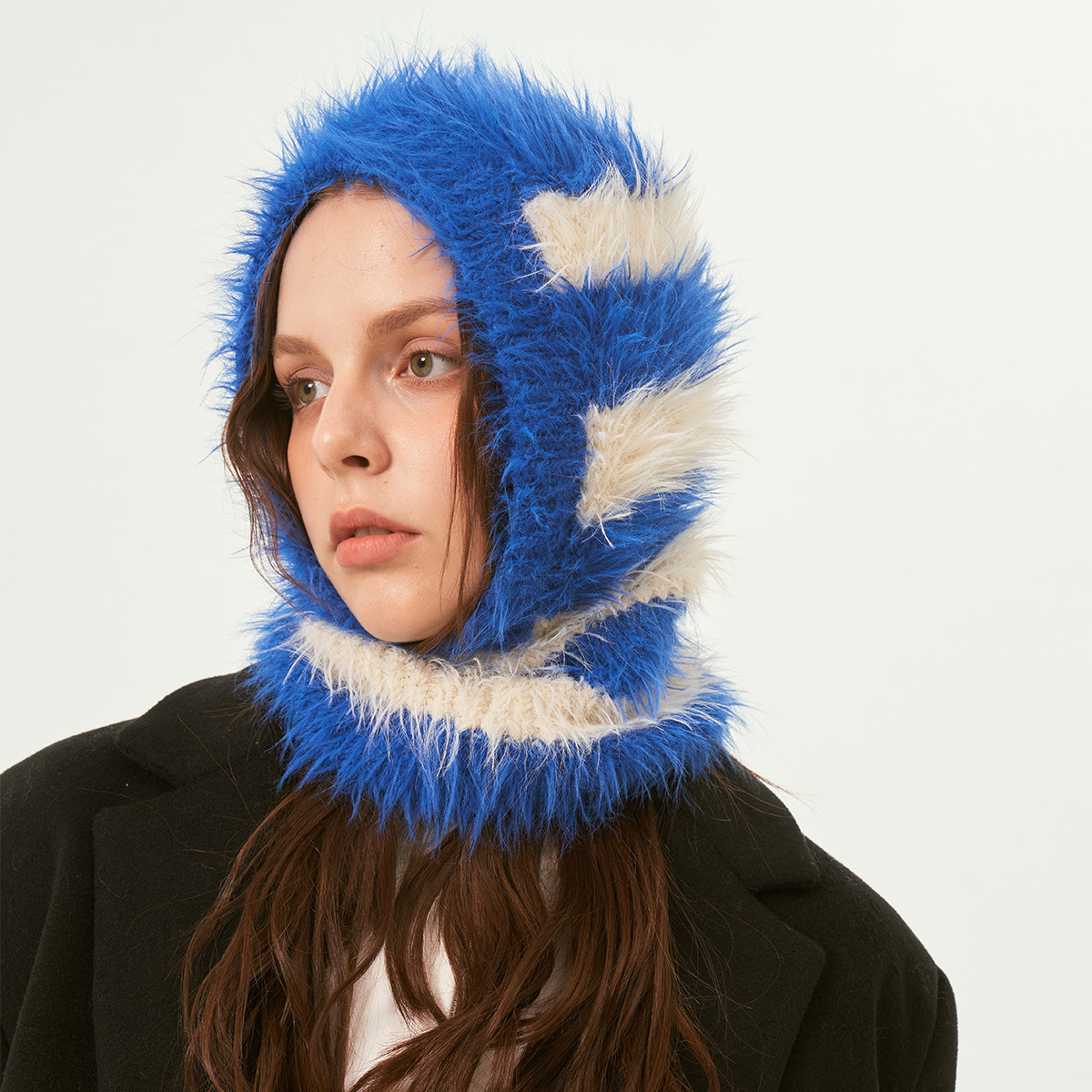 Hiver unisexe Imitation vison cheveux bonnets chapeaux pour femmes cou et visage écharpe capuche bavoir cagoule Skullies chapeau hommes casquettes à capuche Bonnet