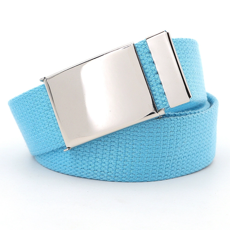 Ceinture unisexe en toile pour hommes et femmes, ceinture de pantalon à la mode, respirante, tactique, pour l'extérieur, pour jeans, ceinture de taille réglable