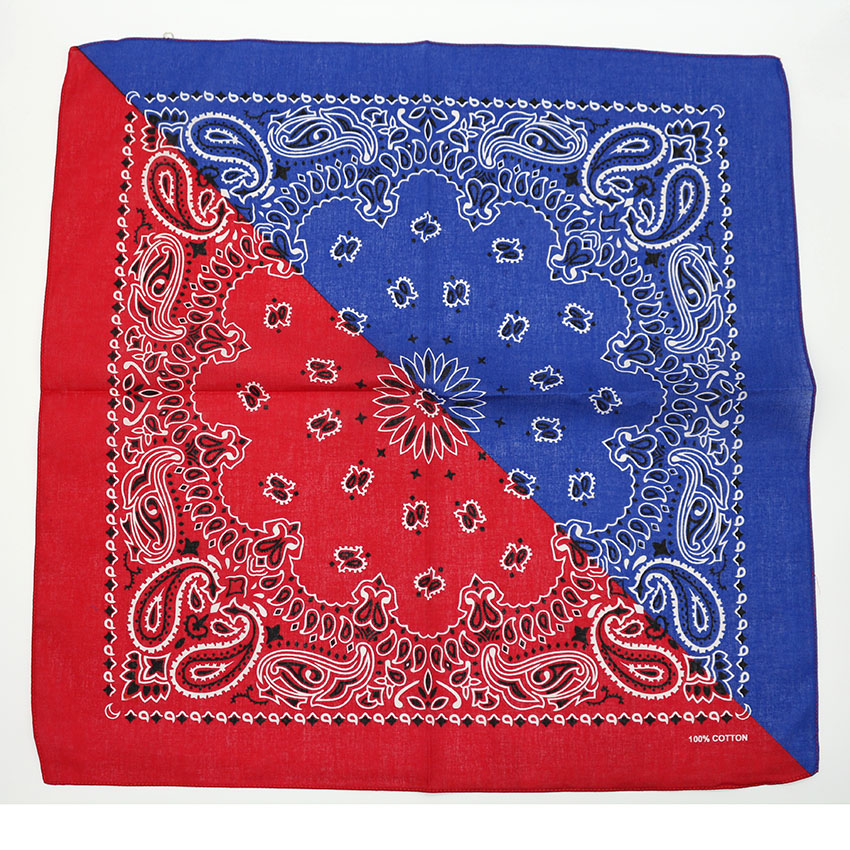 Foulard Bandana unisexe en coton, style Hip Hop, carré, imprimé, mouchoir
