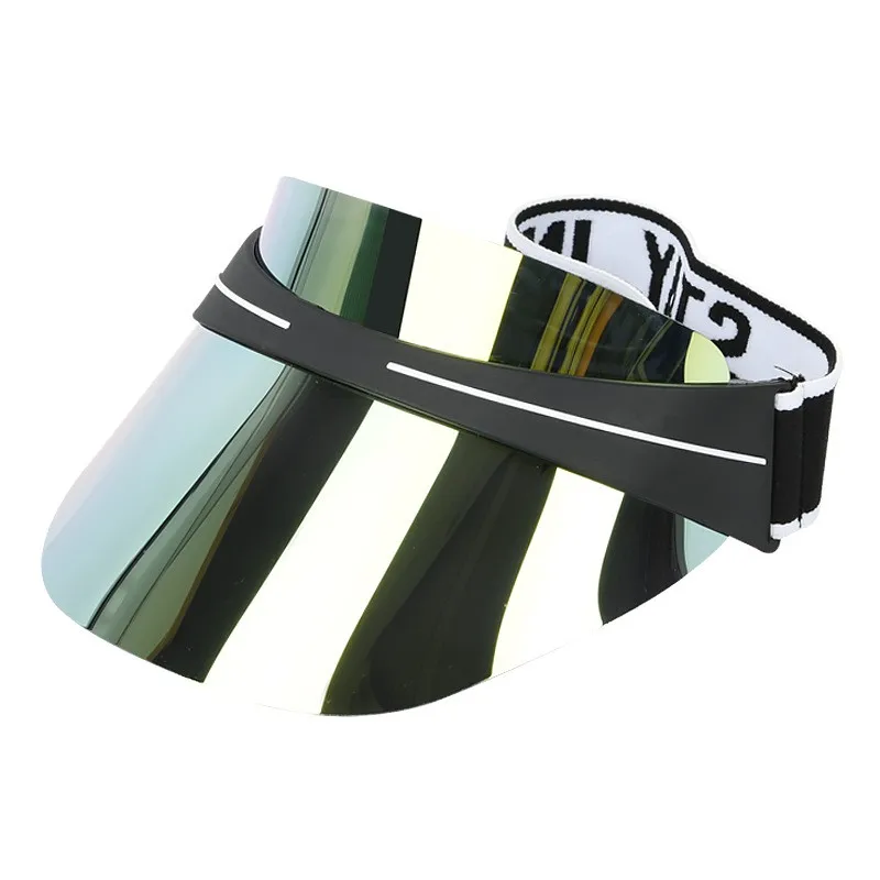 Nouvelle mode lentille visières colorées vide haut Tennies Sprots chapeau pour femmes pour voyage en plein air Uv chapeaux de soleil pour hommes chapeaux de plage Panama