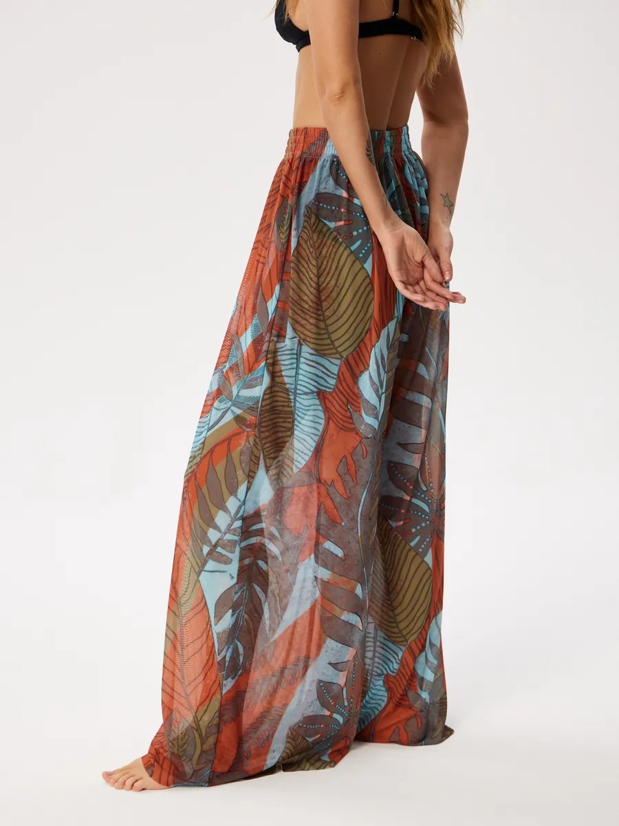 Jupe-pantalon de plage à jambes larges pour femmes, léger, séchage rapide, respirant, Protection solaire SPF, décontracté, coupe ample, vêtements de plage de vacances, été