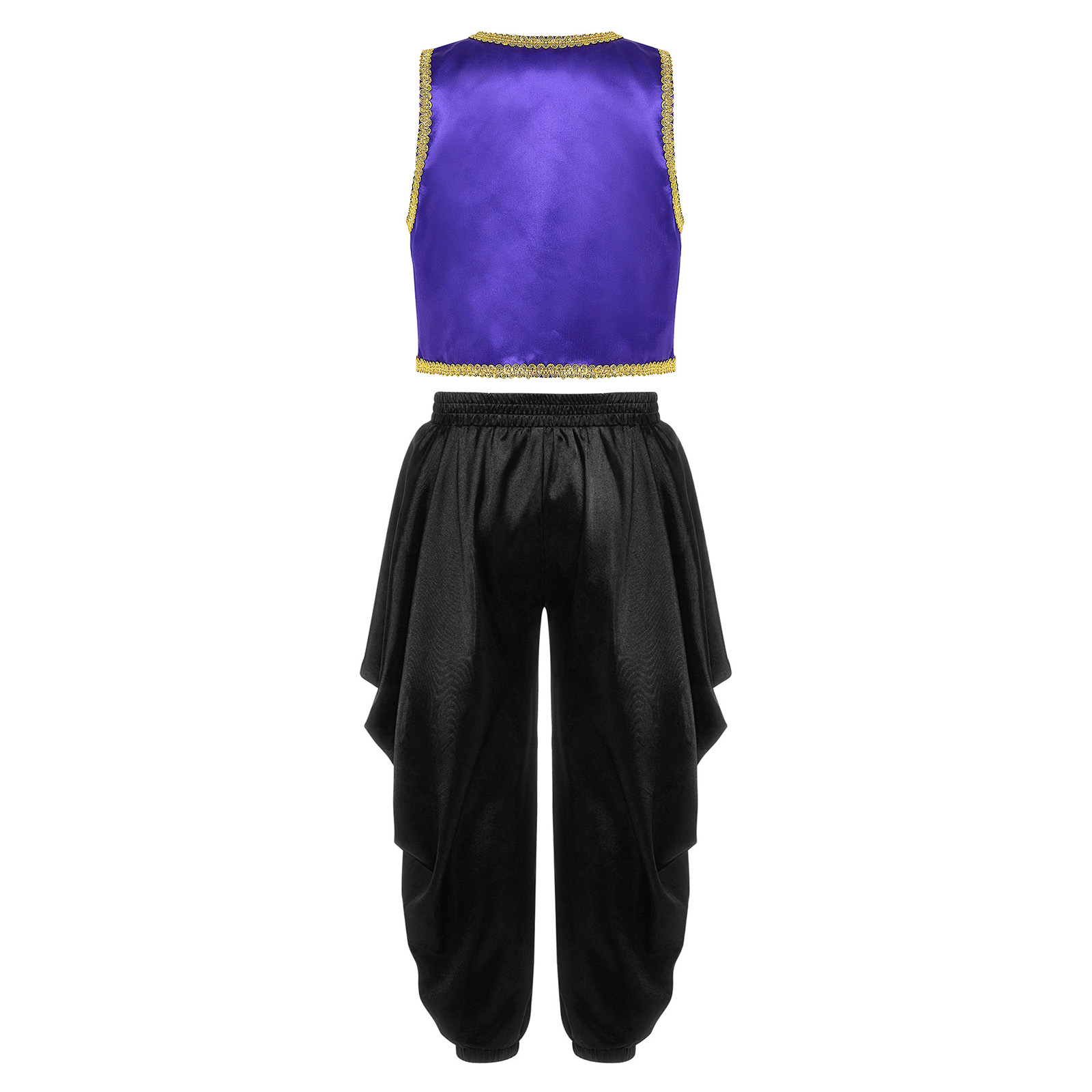 Costume Aladins pour garçons, déguisement de Cosplay du Prince arabe, gilet et pantalon Baggy, tenues pour Halloween, carnaval, spectacle sur scène